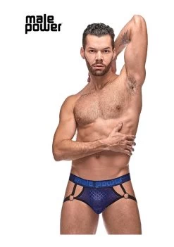 Diamond Mesh – Jock Ring – Navy – L/XL