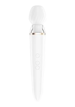 Satisfyer Double Wand-er Wand Vibrator – White