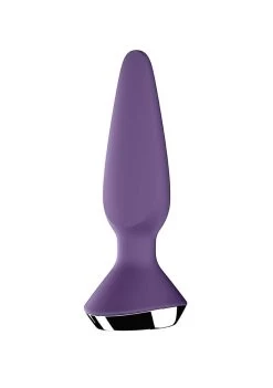 Satisfyer Plug-ilicious 1 Plug Vibrator – Purple