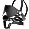 Strict – Eye Mask Harness With Ball Gag -Online Sex Shops AE909 1