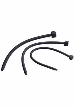 Bolted Deluxe Silicone Urethral Sounds – Black