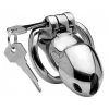 Rikers 24-7 Stainless Steel Locking Chastity Cage – Silver -Online Sex Shops AF441 1
