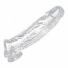 Realistic Clear Penis Enhancer And Ball Stretcher – Transparent
