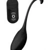 Silicone Vibrating Egg With Remote Control – Black