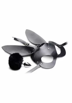 TZ Bunny Mask With Plug – Black