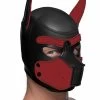 Neoprene Puppy Hood – Black And Red -Online Sex Shops AG292 RED 1