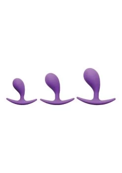 Booty Poppers Silicone Anal Trainer Set – Purple