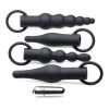 3X Premium Ringed Rimmers Anal Training Set – Black -Online Sex Shops AG422 1