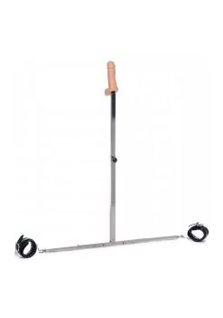 Squat Anal Impaler With Spreader Bar And Cuffs
