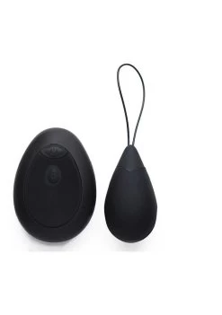 10X Silicone Vibrating Egg – Black