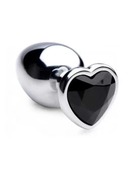 BS Black Heart Gem Anal Plug – Large