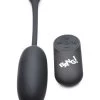 28X Plush Egg & Remote Control – Black 1 28X Plush Egg & Remote Control – Black -Online Sex Shops AG590 BLACK 1