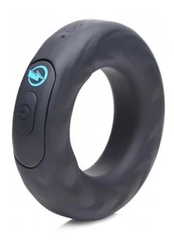5X E-Stim Pro Silicone Vibrating Cock Ring + Remote
