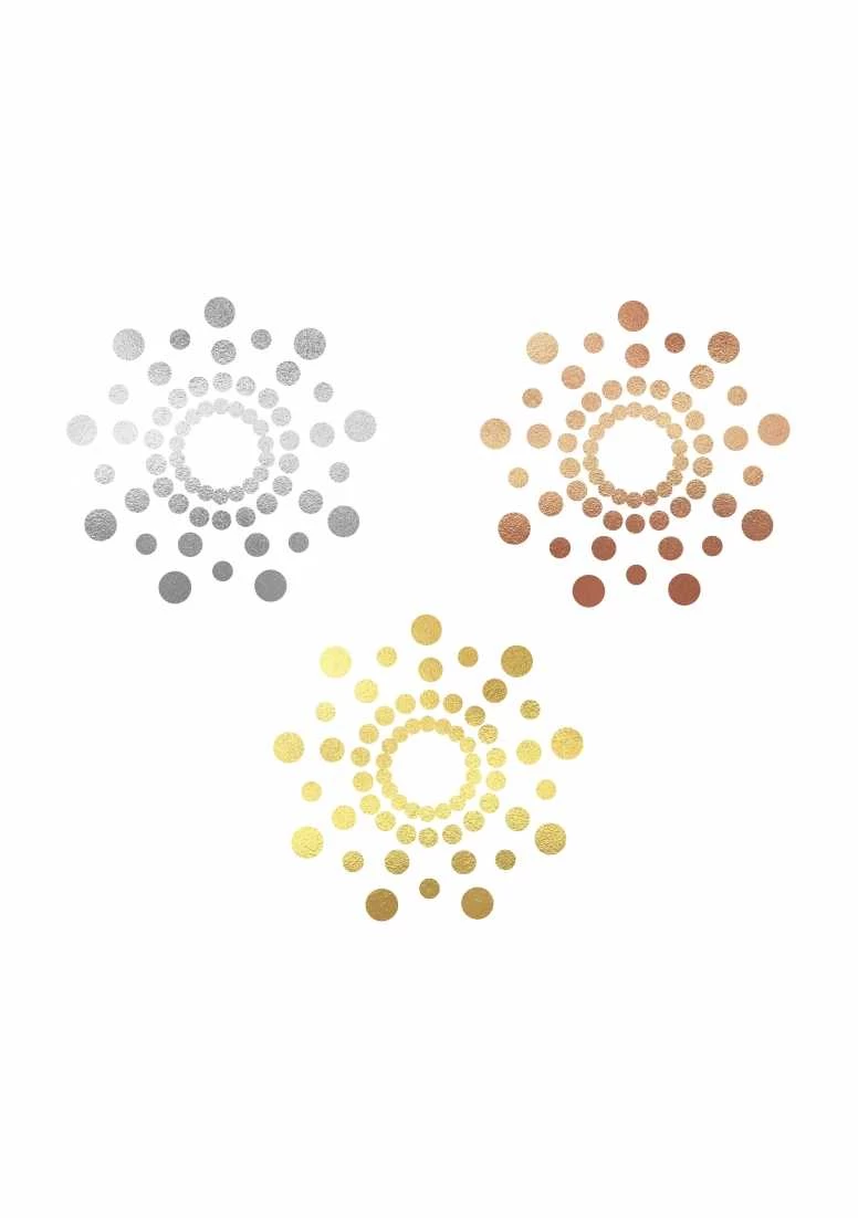 MIMI – Metallic Skin Transfer Decorations – Gold. Silver. Bronze 3 MIMI – Metallic Skin Transfer Decorations – Gold. Silver. Bronze