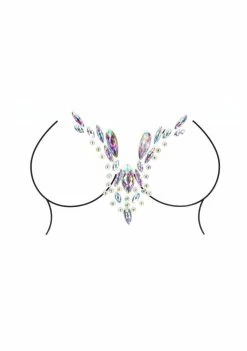 Dazzling Deep-V Cleavage Bling Sticker – OS