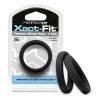 #15 Xact-Fit Cockring 2-Pack – Black -Online Sex Shops CR 78B 1 1