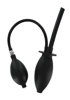 Clean Stream – Inflatable Enema Plug – Silicone – Black