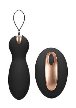 Elegance – Dual Vibrating Toy – Purity – Black