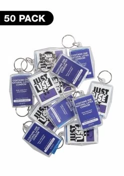 Key Rings- Just Use It – 50 Pack