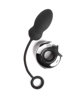 Relentless Vibrations Remote Control Egg – Black/Silver —