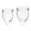Satisfyer Feel Confident Menstrual Cup – Transparent 2 Satisfyer Feel Confident Menstrual Cup – Transparent -Online Sex Shops J1762 2 1