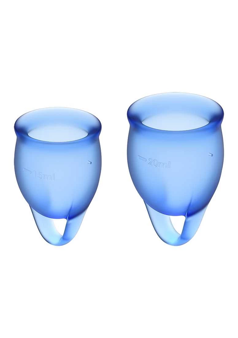 Satisfyer Feel Confident Menstrual Cup – Dark Blue 3 Satisfyer Feel Confident Menstrual Cup – Dark Blue
