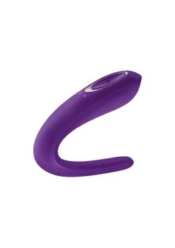 Satisfyer Double Classic Partner Vibrator – Purple