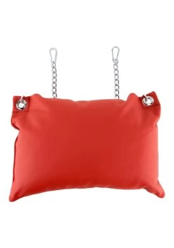Leather Pillow – Red