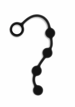 Nexus EXCITE Silicone Anal Beads – Black