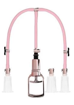 Clitoral & Nipple Pump Set Large – Rose Gold