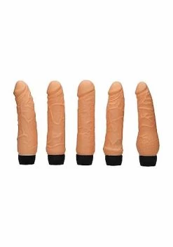 Seven Creations Bedside Companions – 5 Different Vibrators – Flesh