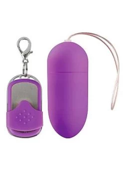 10 Speed Remote Vibrating Egg Purple BIG