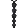 Silicone Anal Beads – Black -Online Sex Shops SHT426BLK 1