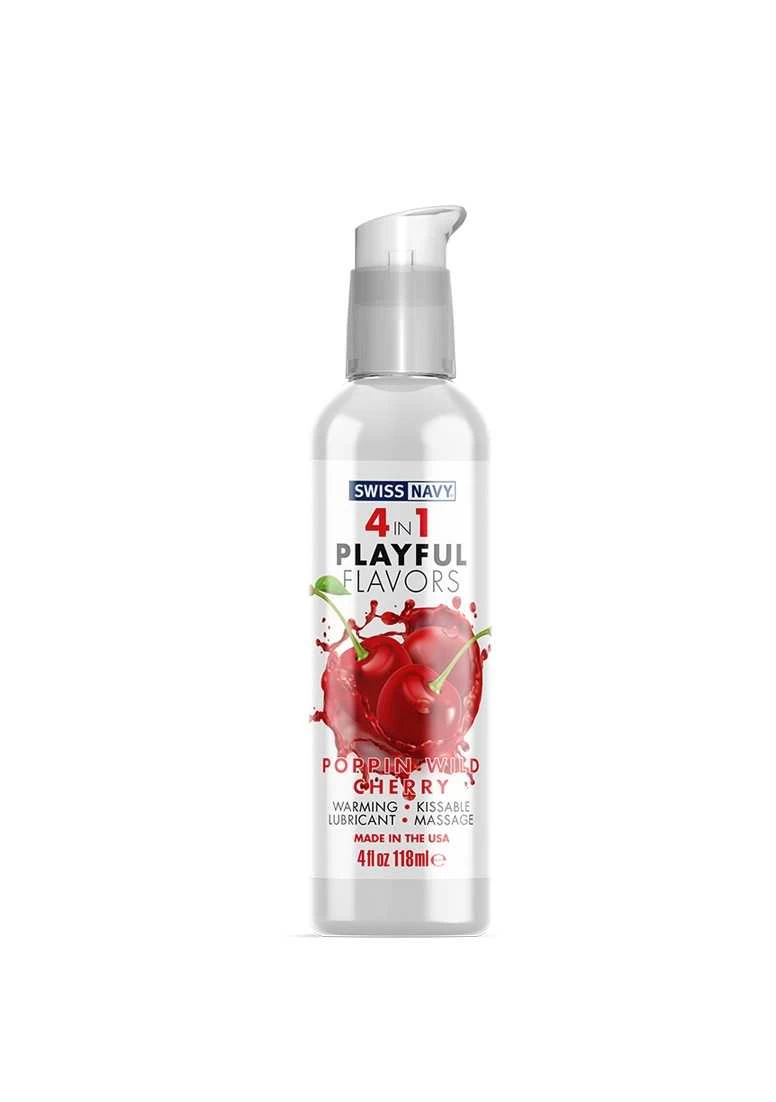 Playful 4 In 1 Glijmiddel Met Poppin Wild Cherry-Smaak – 118ml 3 Playful 4 In 1 Glijmiddel Met Poppin Wild Cherry-Smaak – 118ml