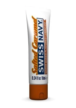 Swiss Navy Glijmiddel Met Caramel-Zeezout-Smaak- 10ml